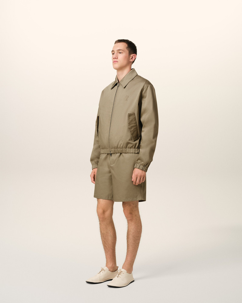 GREEN COTTON AMI DE COEUR ZIPPED JACKET 6