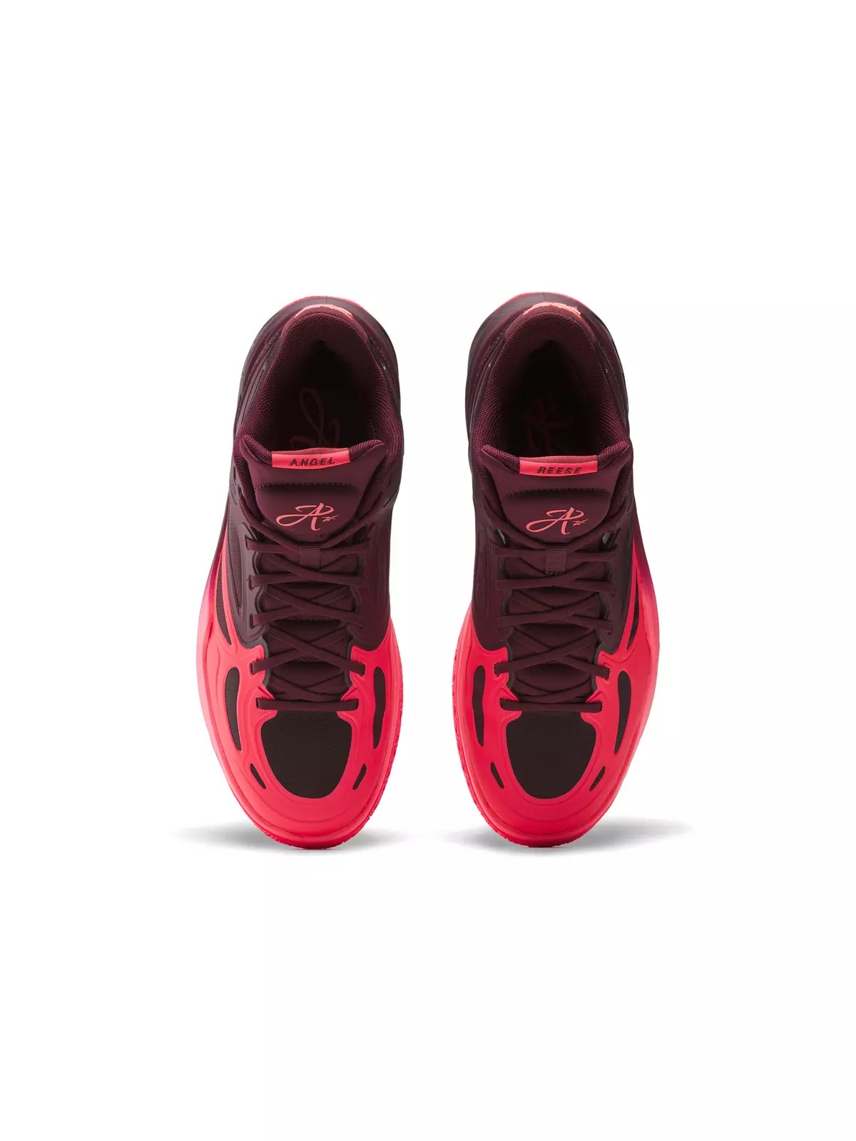 Engine A "Black Cherry/Pink Blast/Black Cherry" Unisex Basketball Shoe - 4