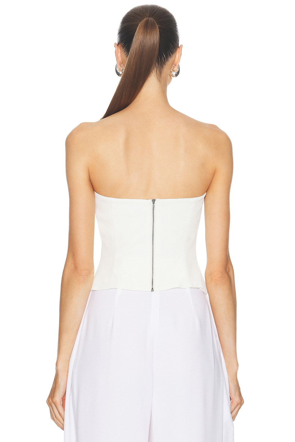 Strapless Pleat Top - 4