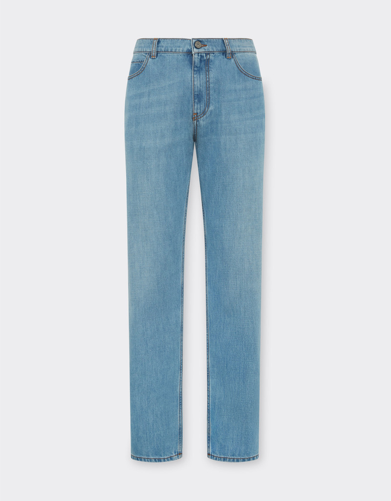 Five-pocket denim trousers 1