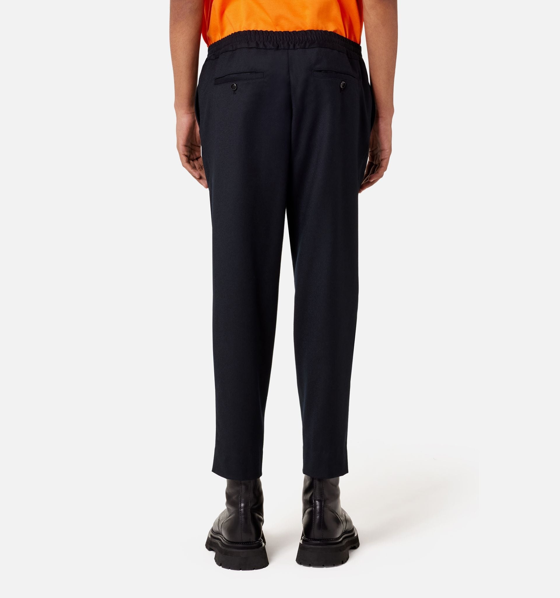 Elasticated Waist Cropped Fit Trousers - 5