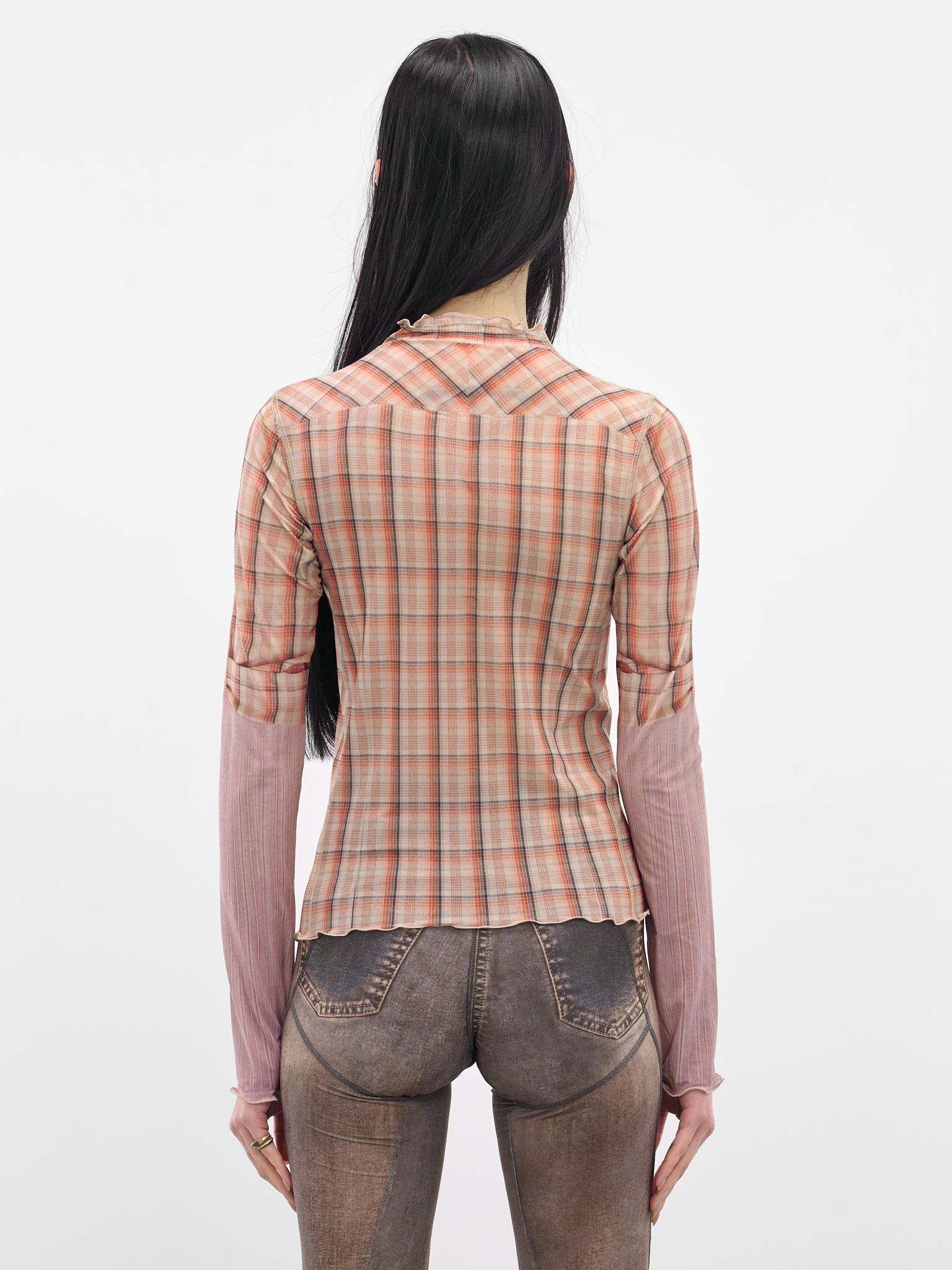 Harley Flannel Print Halcyon Top - 3