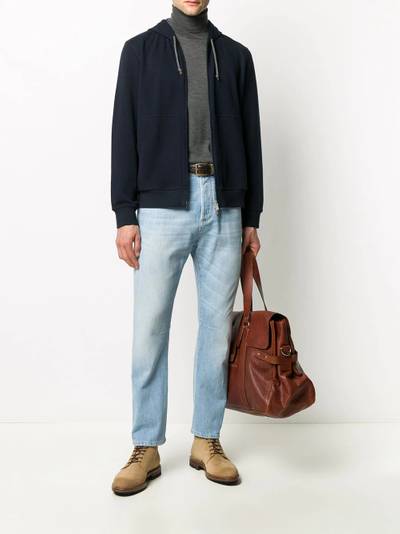 Brunello Cucinelli rib-trimmed cashgora jumper outlook