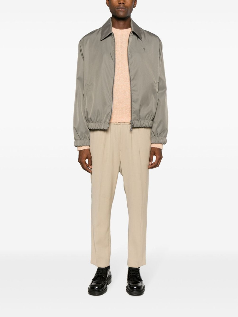AMI Paris elasticated-waist cropped trousers outlook