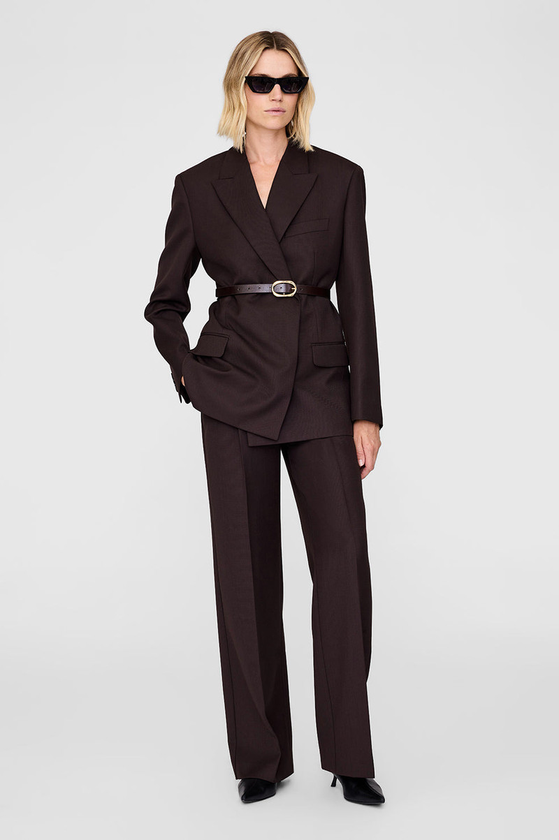 Trent Trouser - Deep Brown 5
