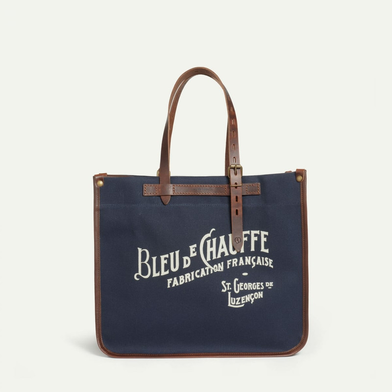 Bleu de Chauffe BAZAR TOTE BAG  -  NAVY BLUE BM outlook