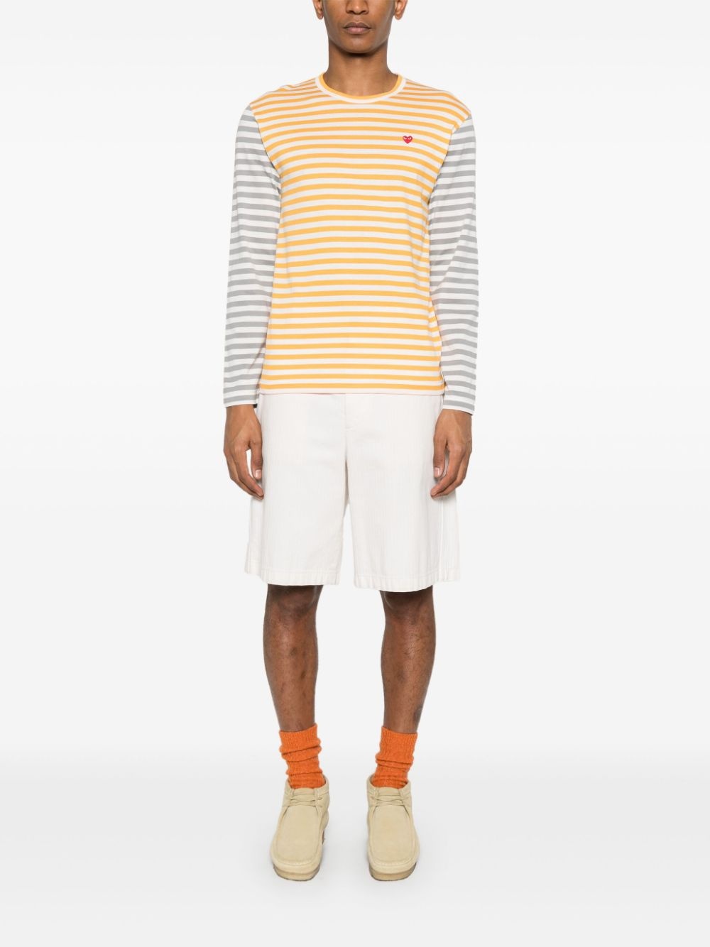 striped T-shirt - 2