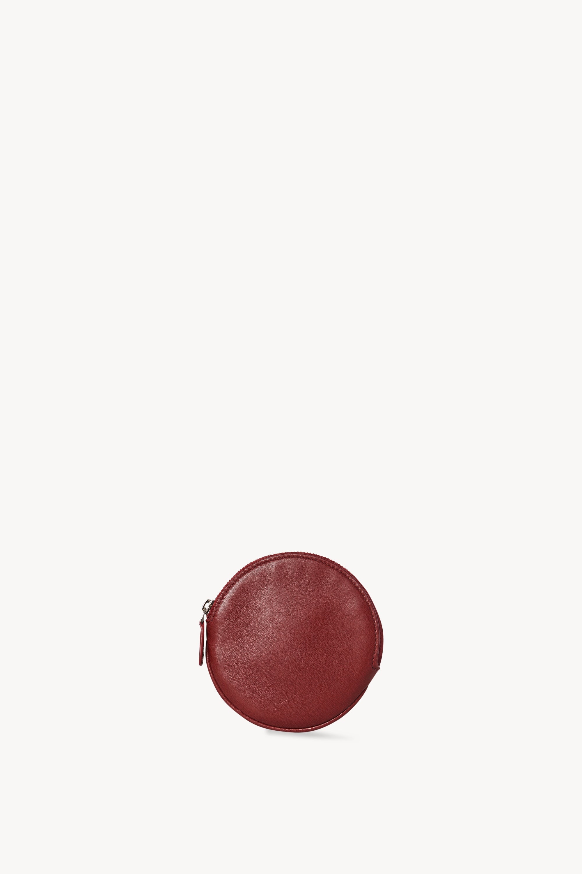 Round Pouch in Leather - 1