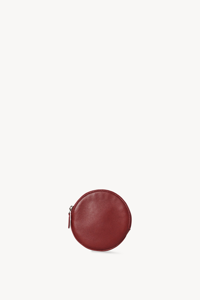 Round Pouch in Leather 1