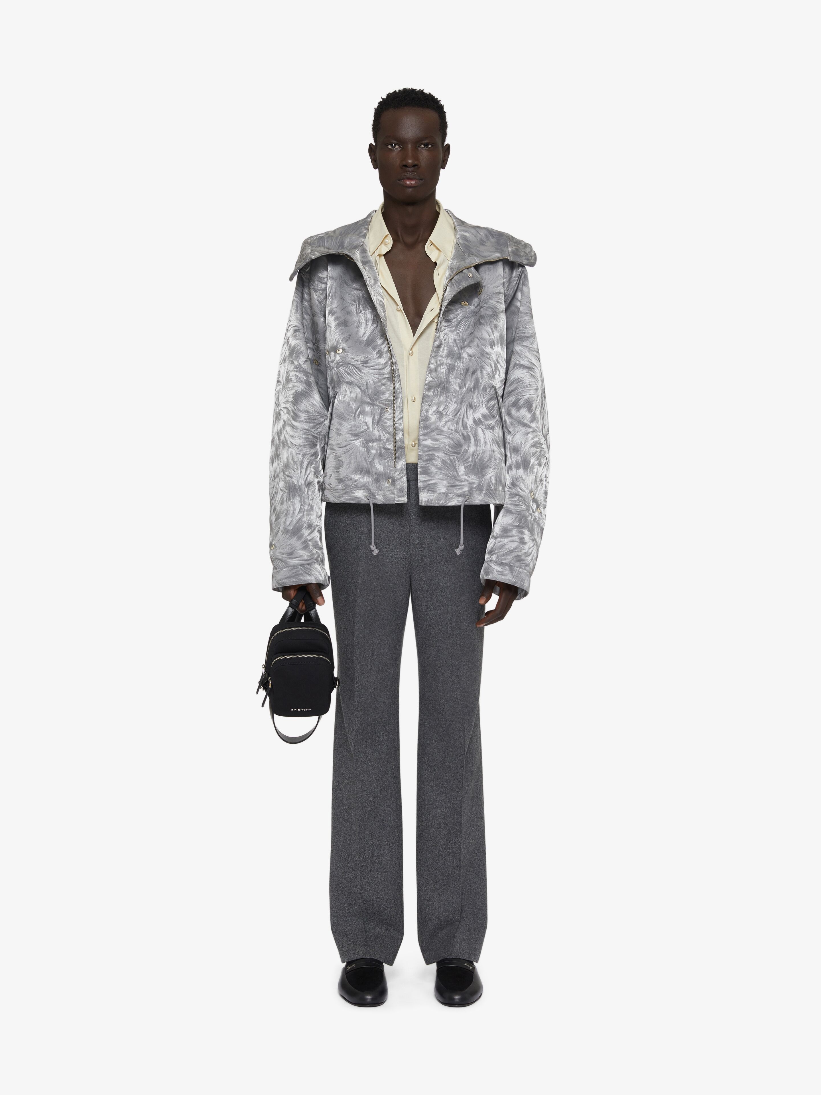 SHORT PARKA IN CAT JACQUARD - 2