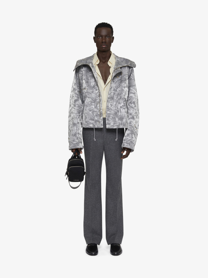 Givenchy SHORT PARKA IN CAT JACQUARD outlook