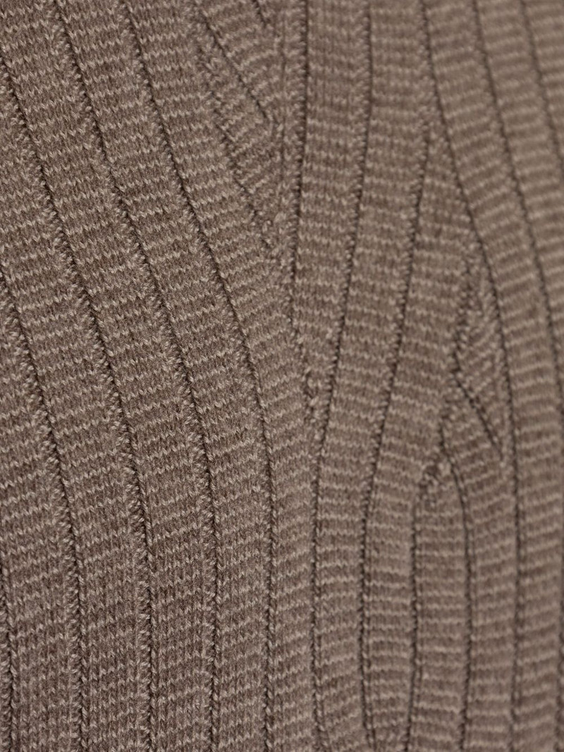cable-knit ribbed sweater 5