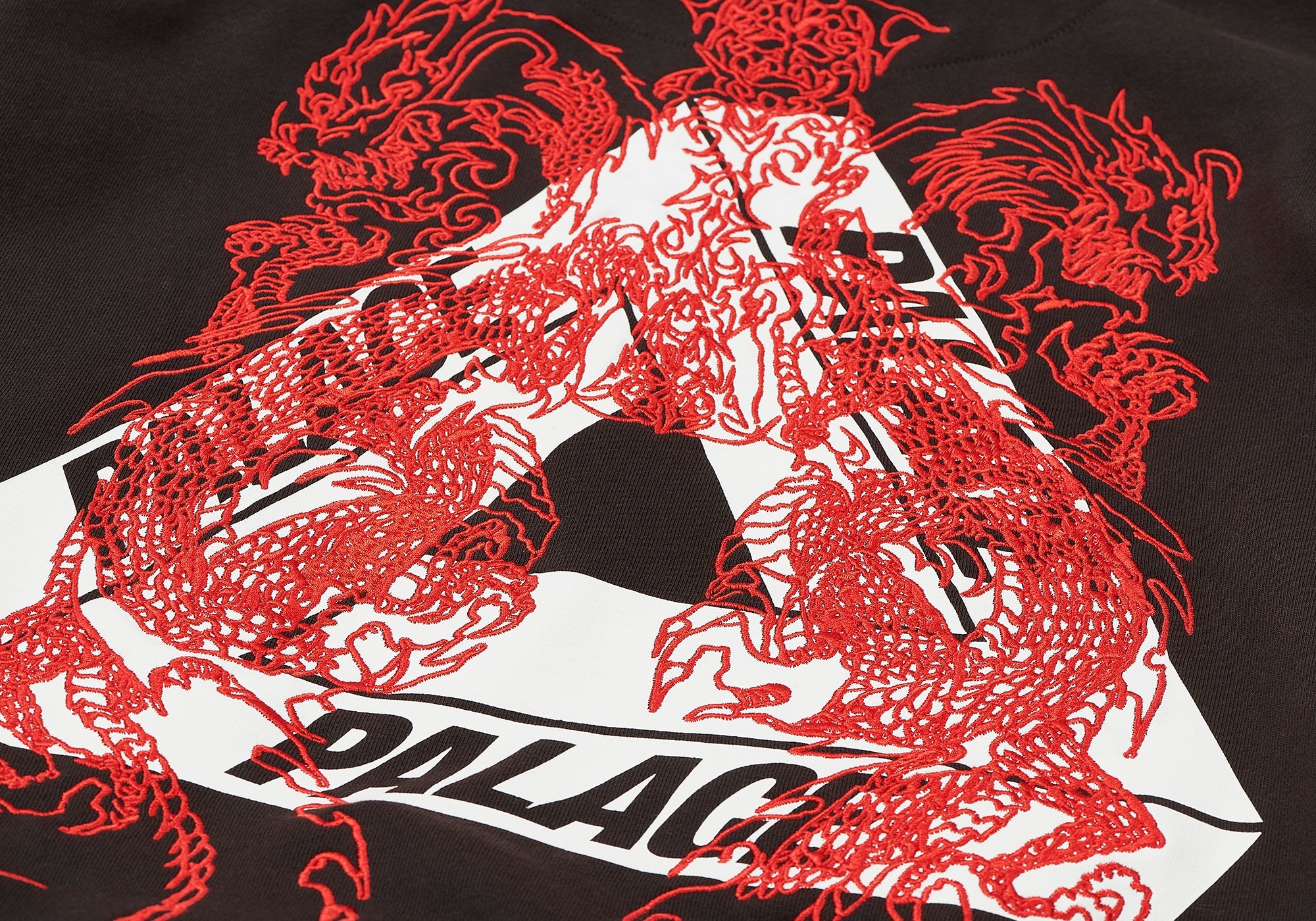 PALACE TRI-DRAGON HOOD BLACK | REVERSIBLE