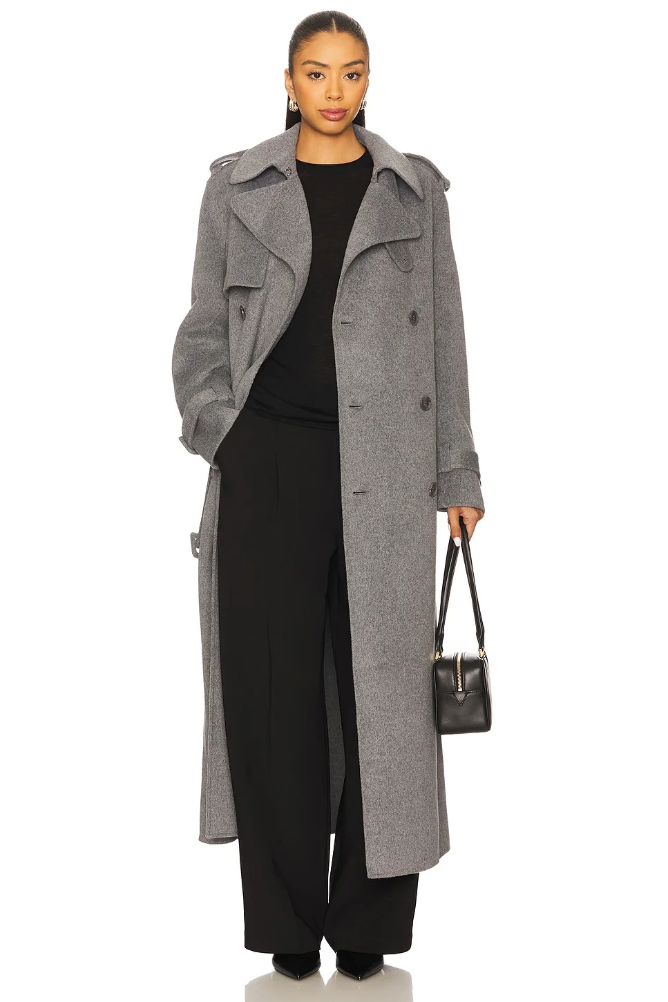 Rumi Belted Long Coat - 1