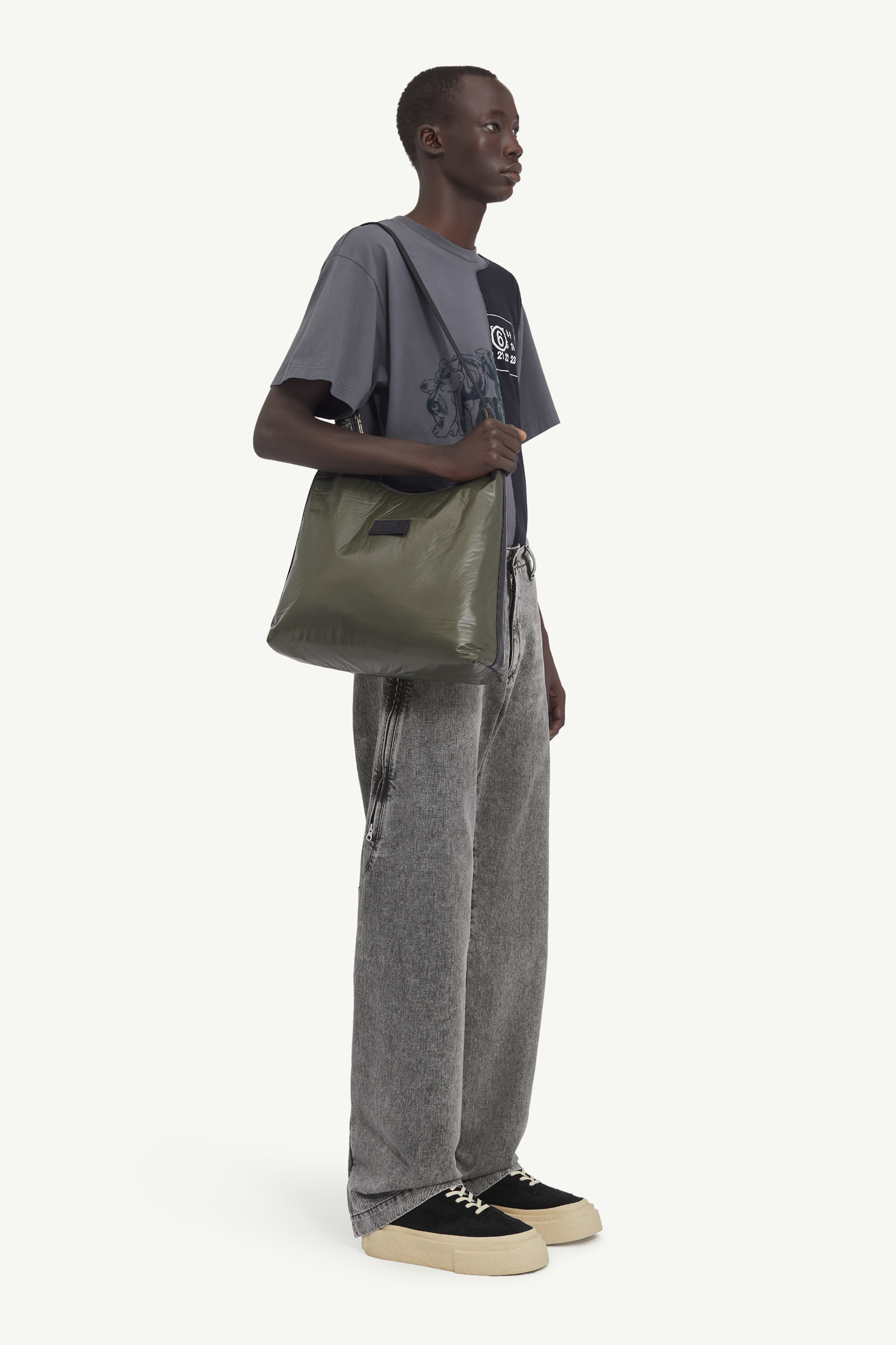 Black Denim Trousers - 3