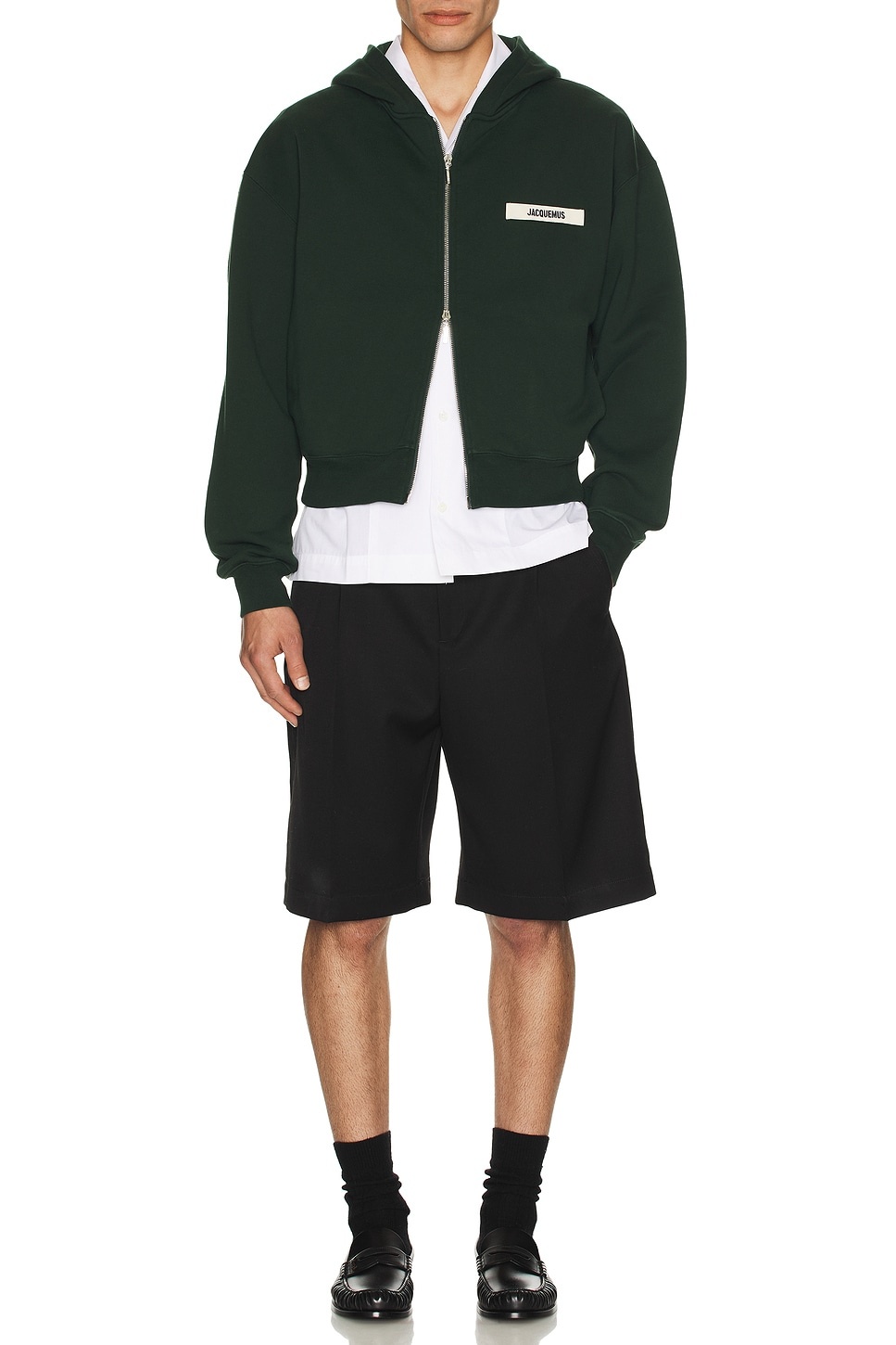 Le Hoodie Zip Gros Grain - 5