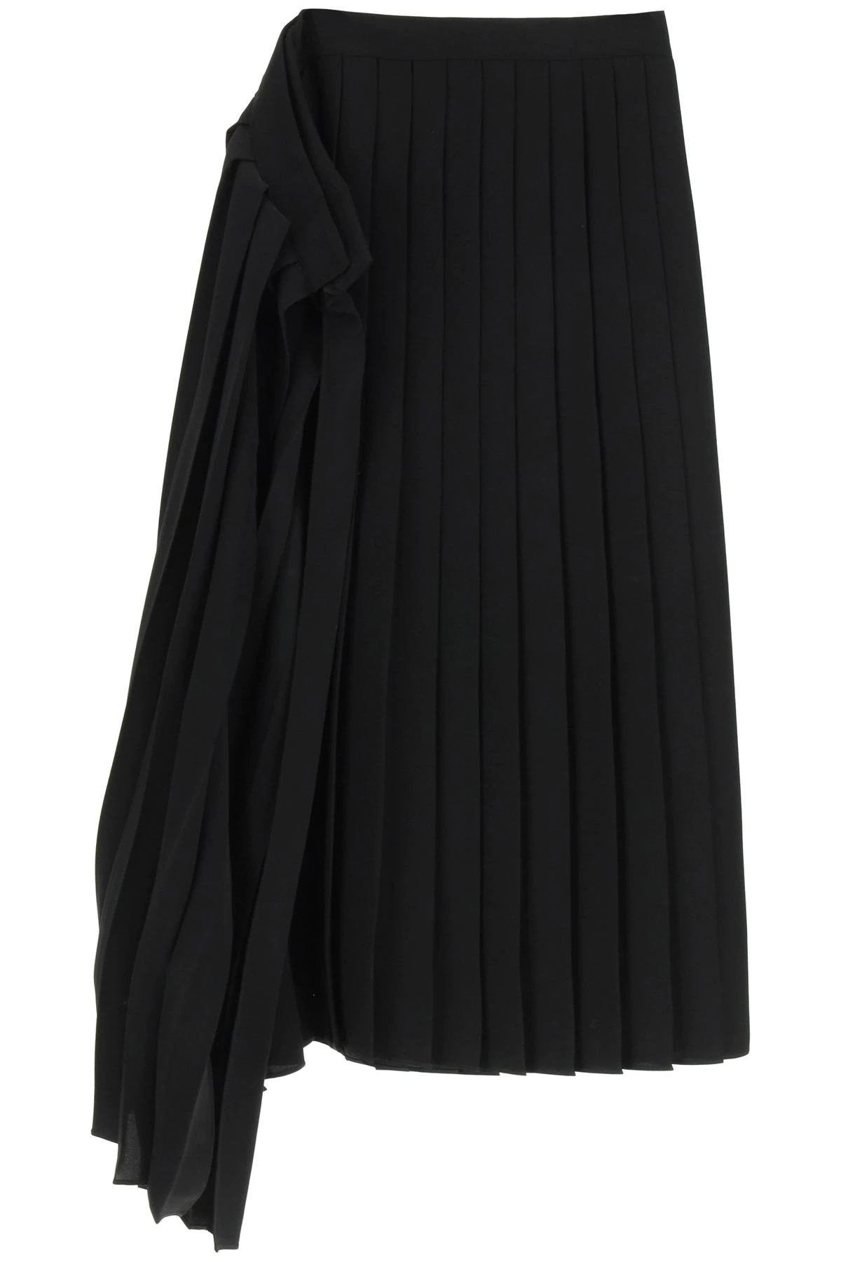 ASYMMETRIC PLEATED SKIRT - 1