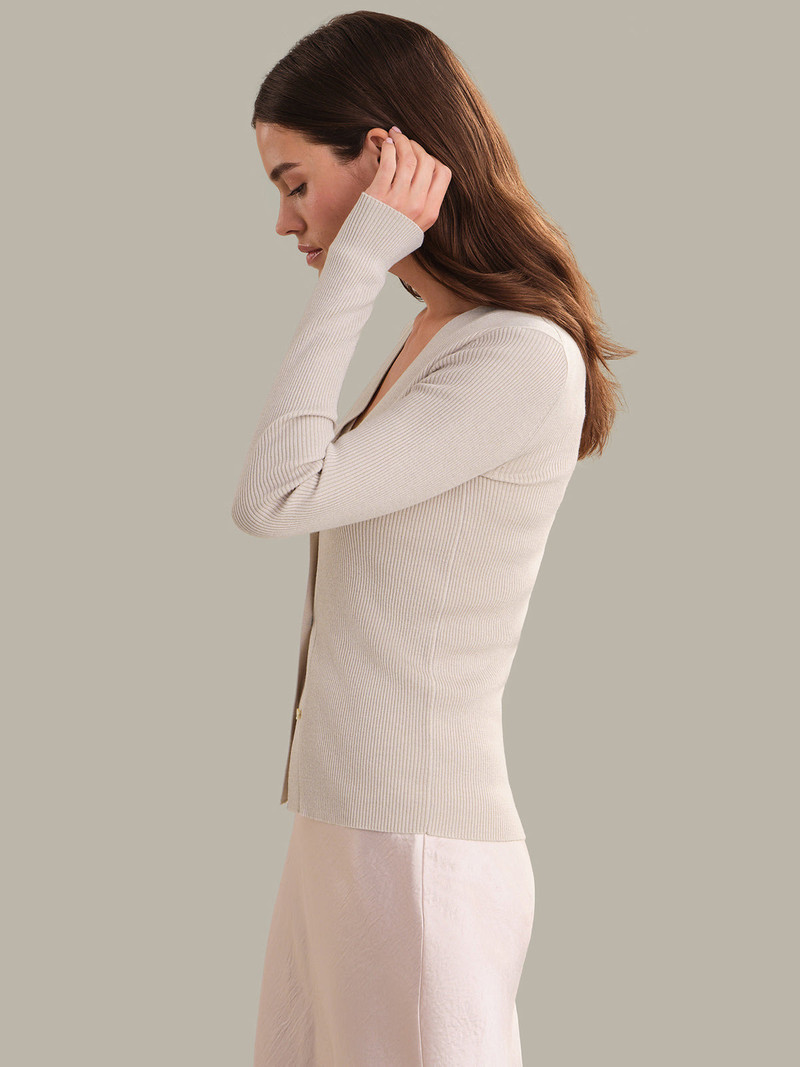 525 america Selene: Wool Rib Cardigan outlook