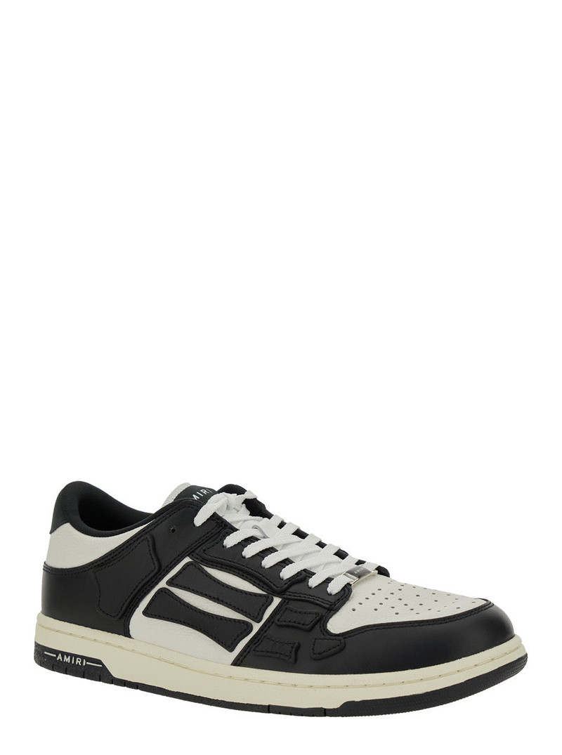 AMIRI Amiri Men 'Skel Top Low' Black And White Sneakers With Logo Patch On Thetongue And Contrasting Detai outlook