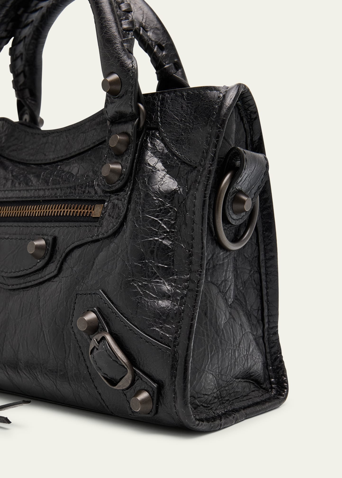 Le City Mini Leather Top-Handle Bag - 5