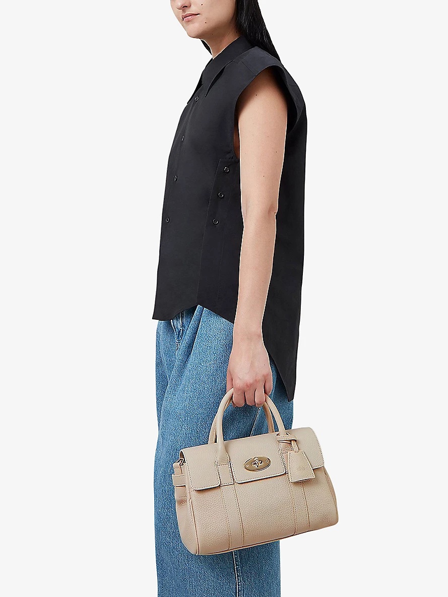 Bayswater small leather top-handle bag - 7