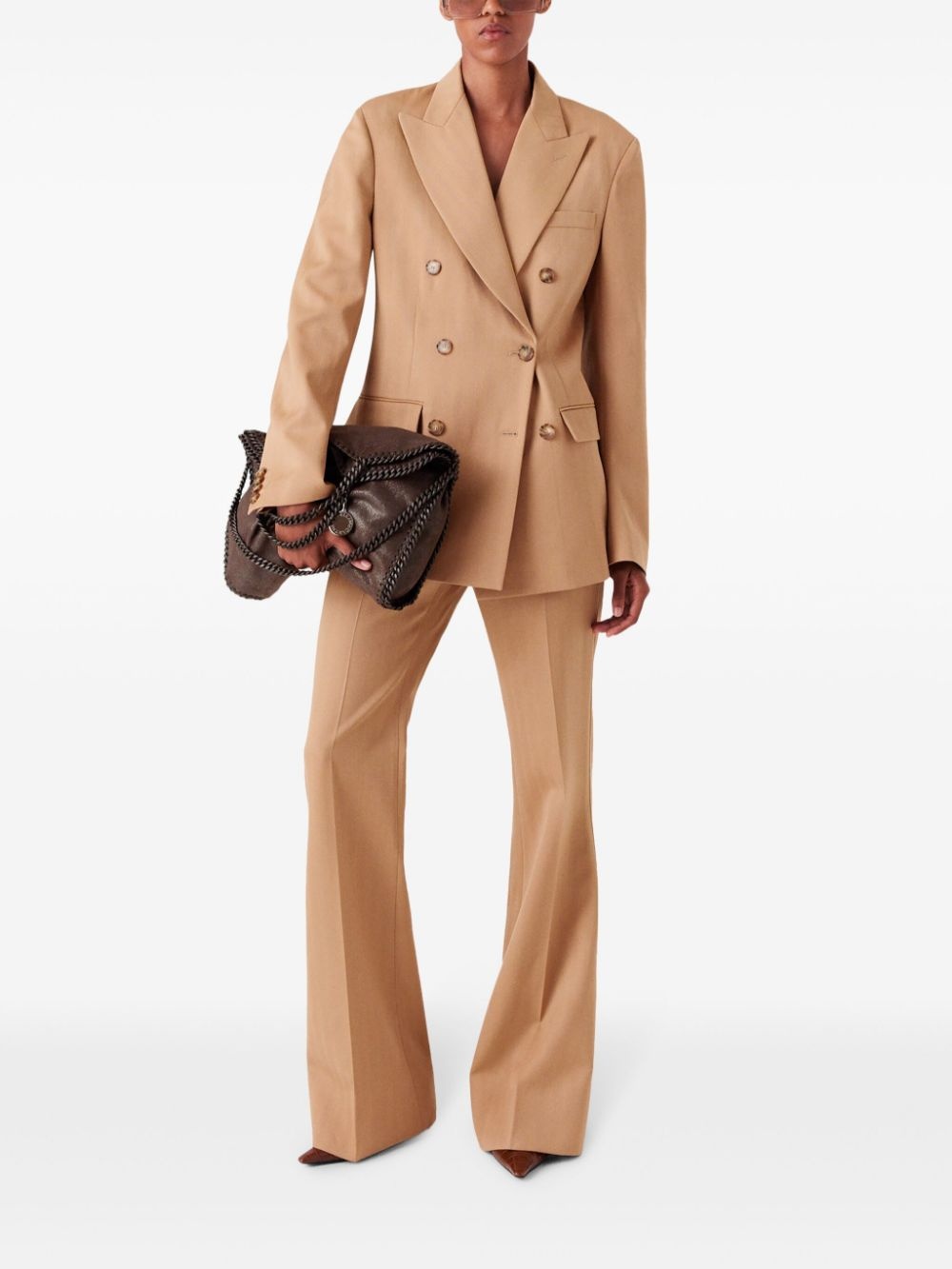 low-rise striped trousers - 3