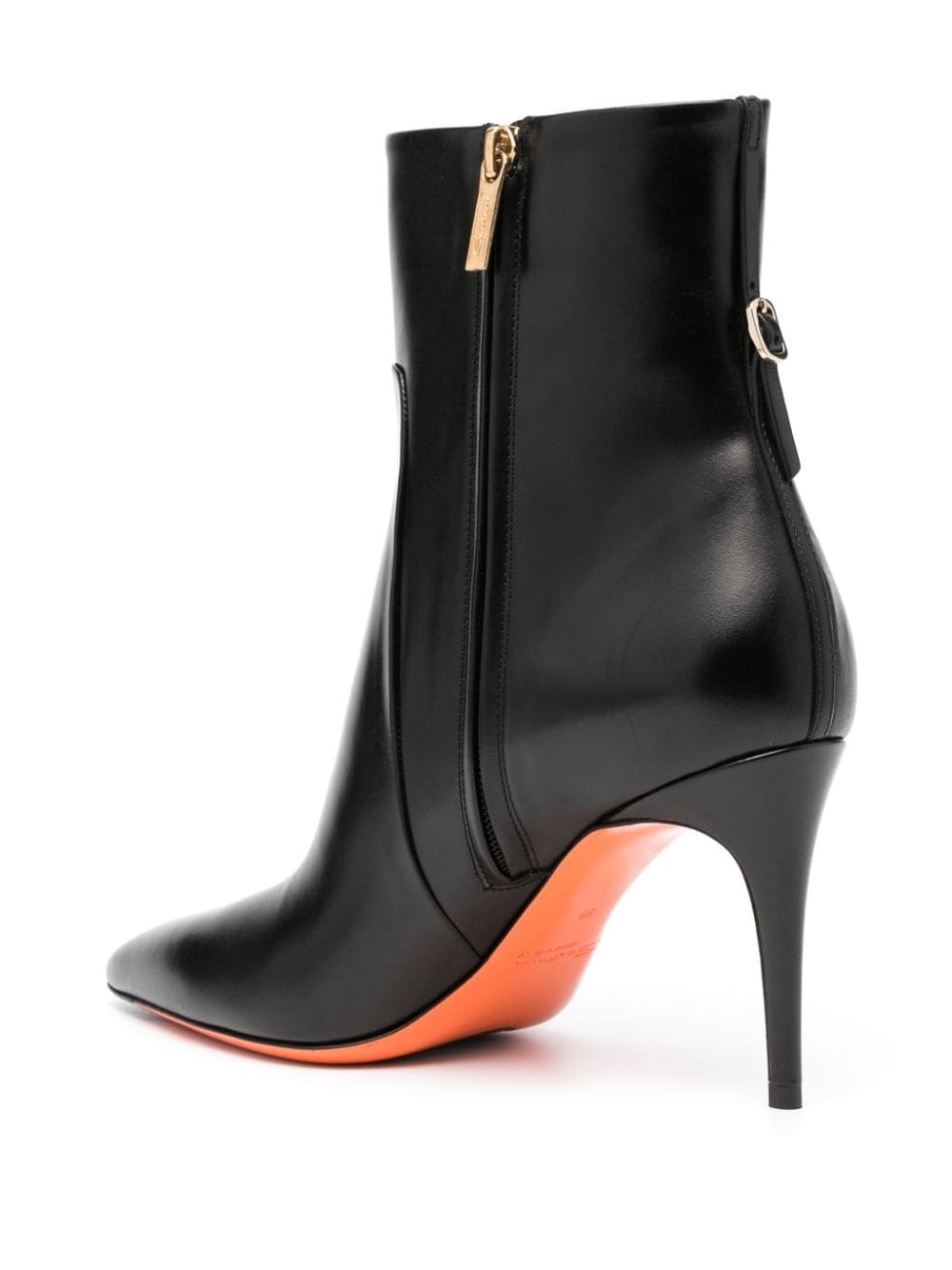 90mm leather ankle boots - 3