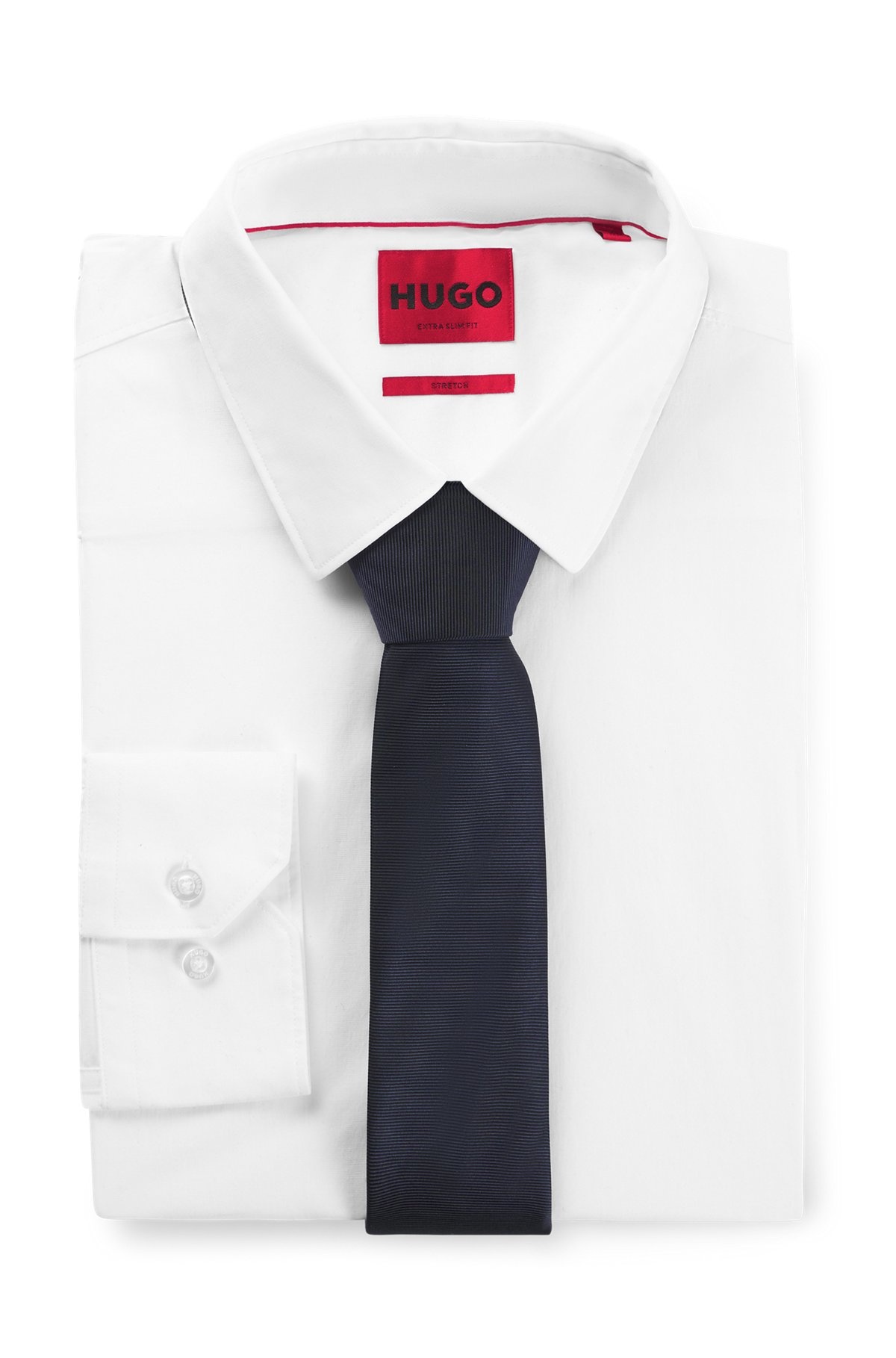 SILK-BLEND TIE WITH JACQUARD WEAVE - 3