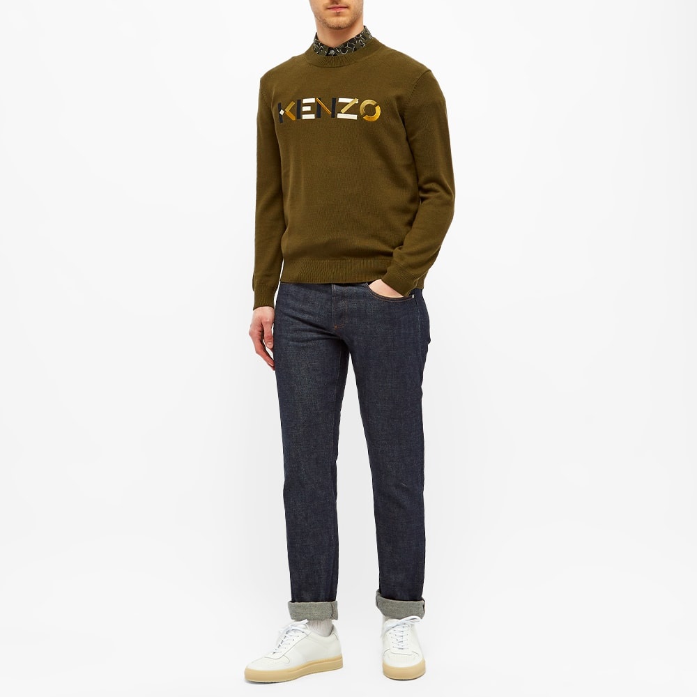 Kenzo Embroidered Logo Crew Knit - 6