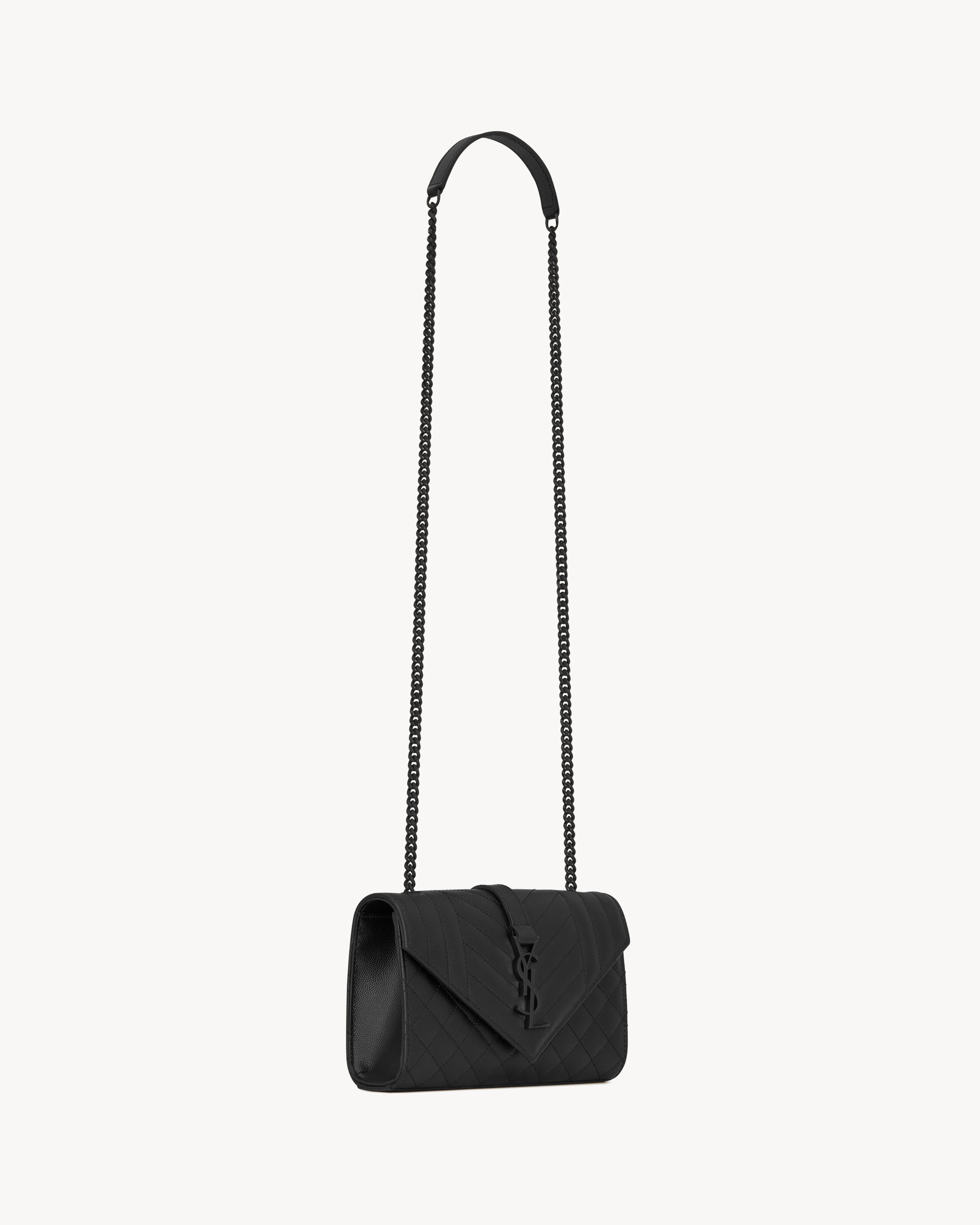 ENVELOPE SMALL IN QUILTED GRAIN DE POUDRE EMBOSSED LEATHER - 4