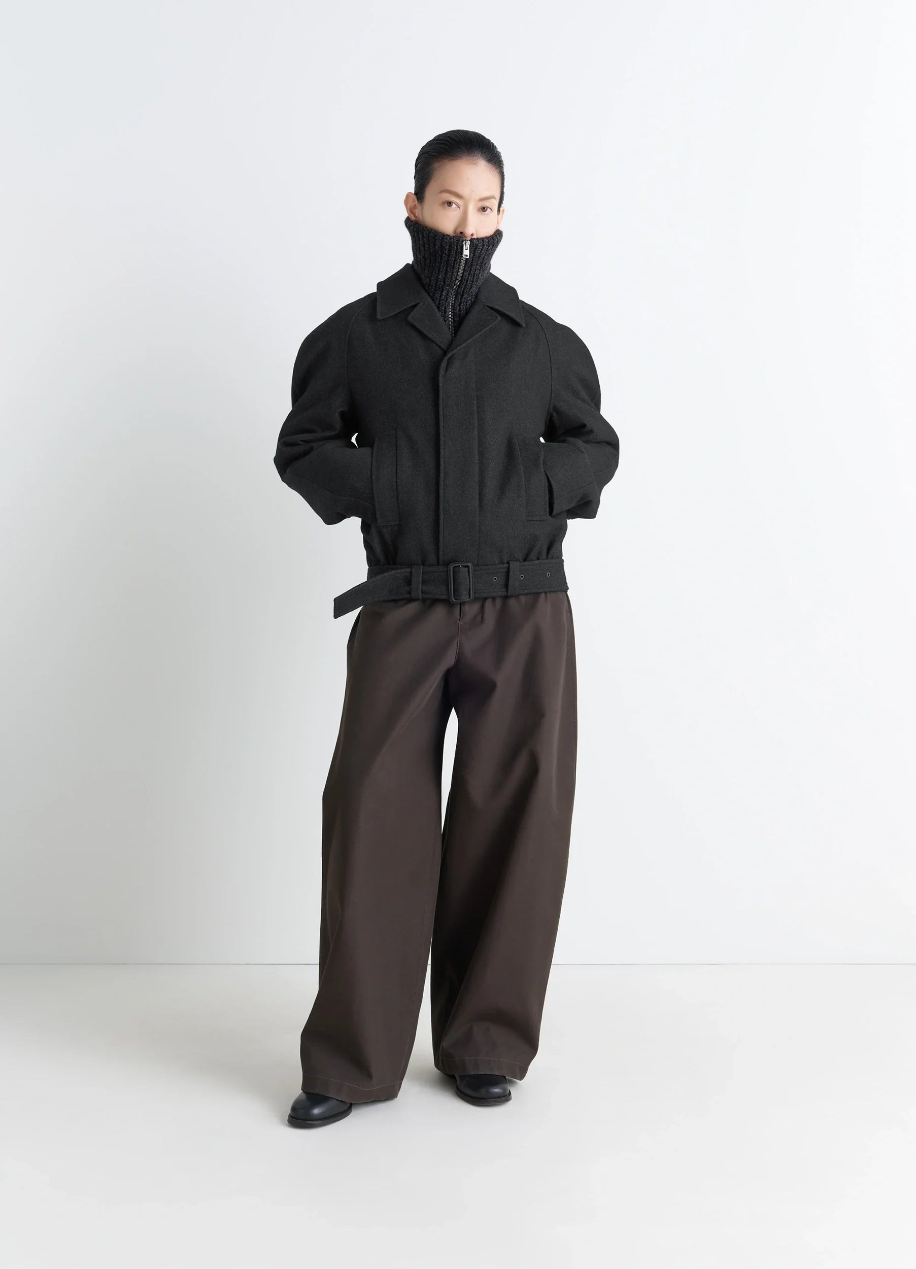 RAGLAN SLEEVE SHORT COAT - 3