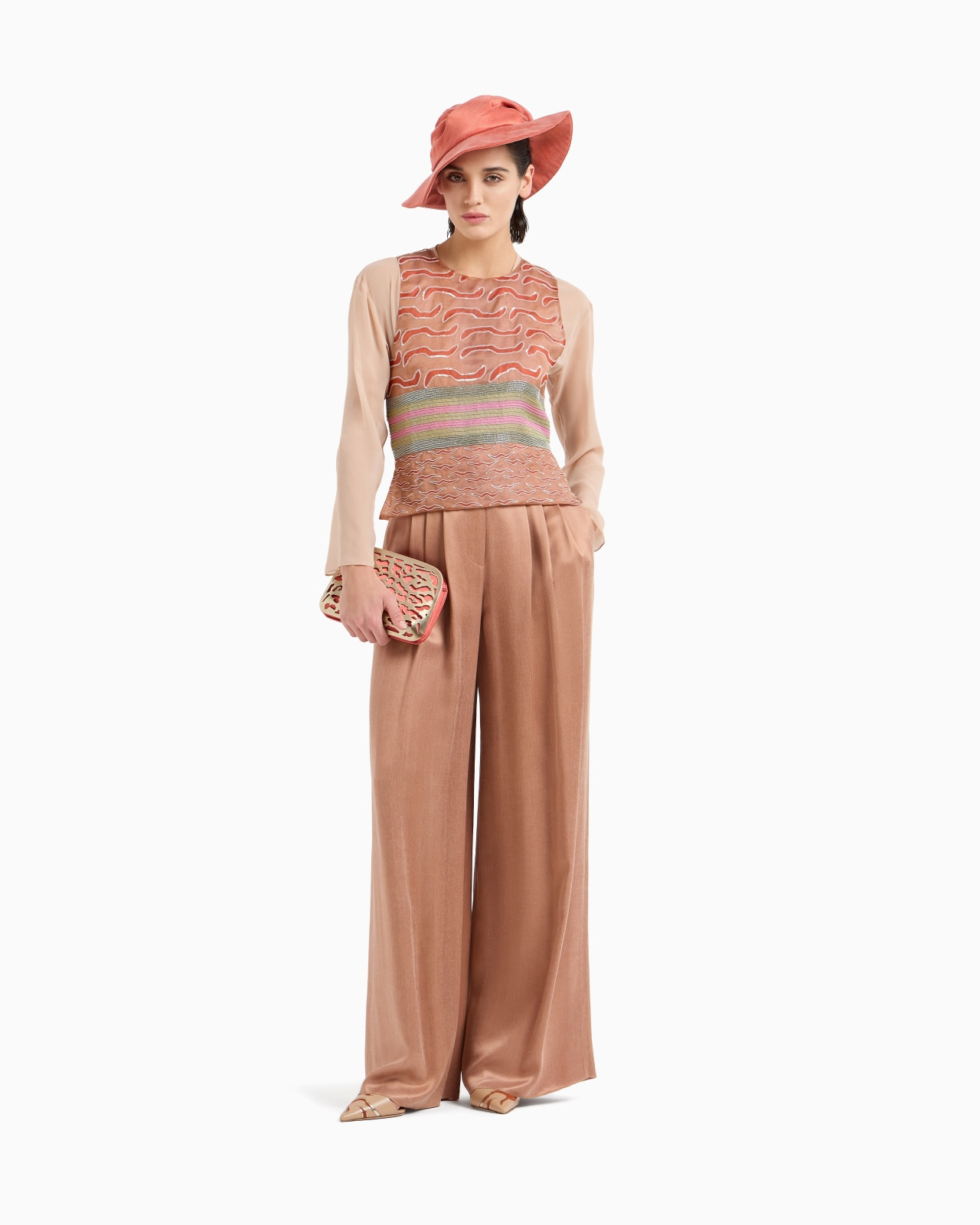 SILK GEORGETTE SHIRT - 2