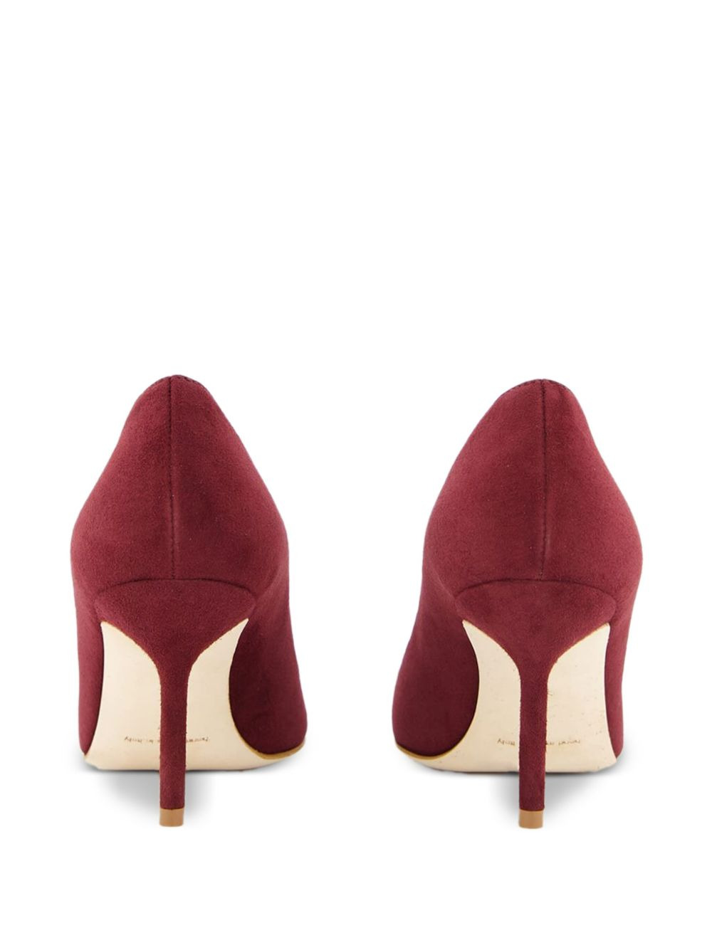 70mm BB pointed-toe suede pumps - 3