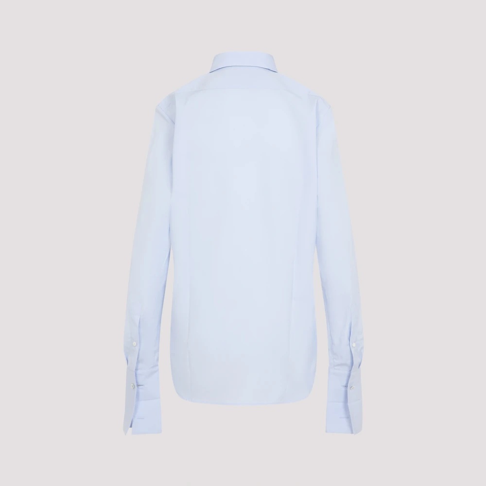 BLUE COTTON SHIRT ELEVATE WARDROBE STYLE - 2