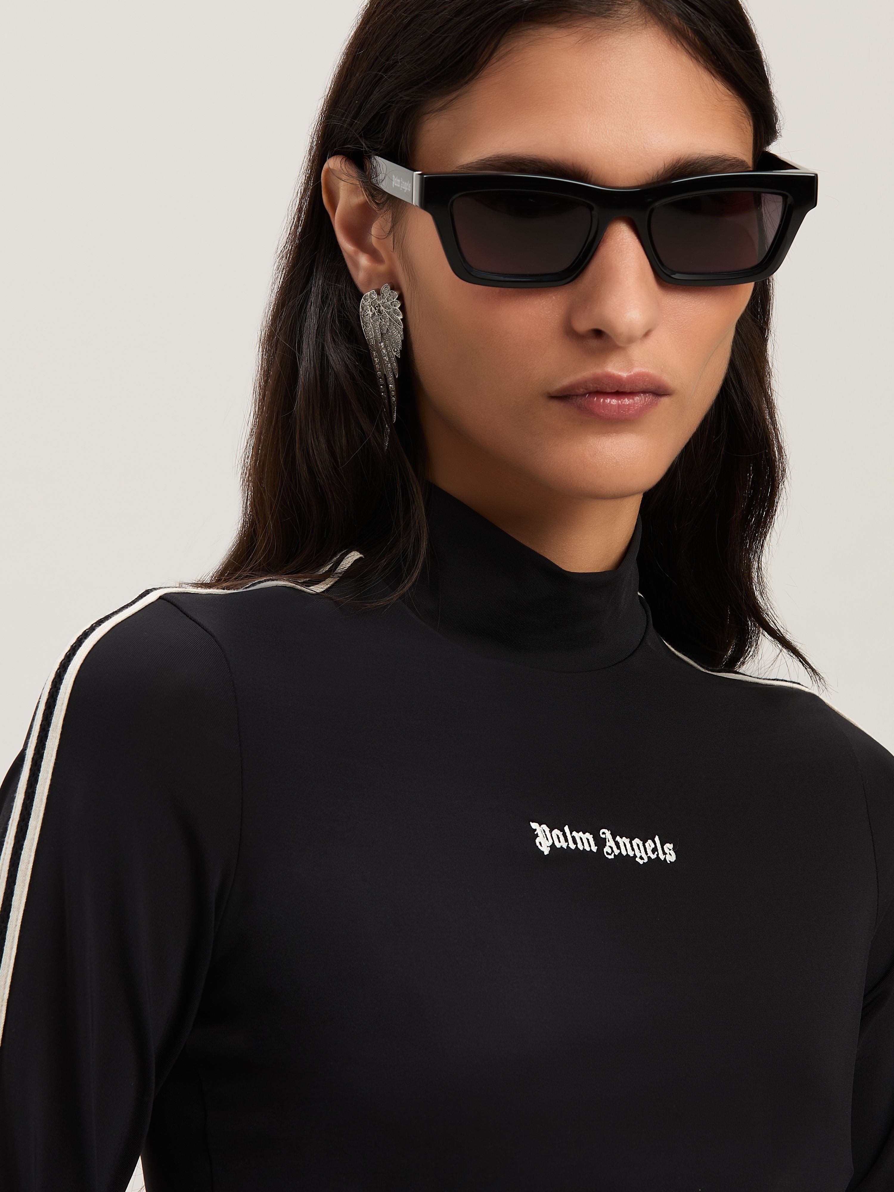 Curved logo oversize T-shirt dress - 6