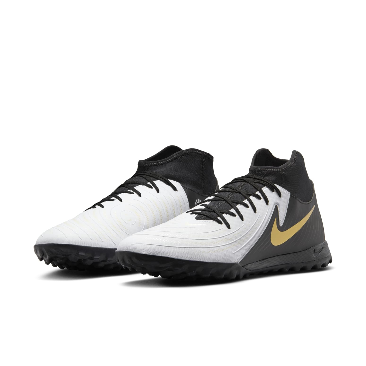 Nike Phantom Luna 2 Academy TF 'White Metallic Gold Black' FJ2566-100 - 3