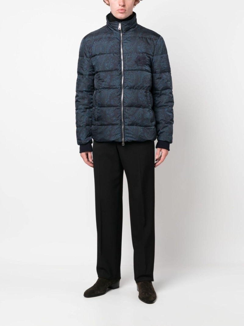 Etro paisley-print padded jacket outlook