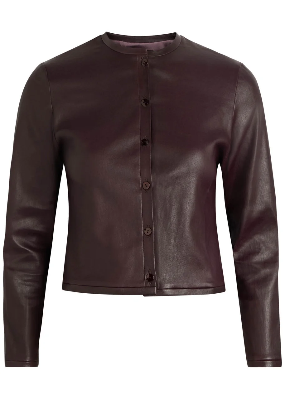 Stouls Astrid 25 Stretch-leather Cardigan - 1