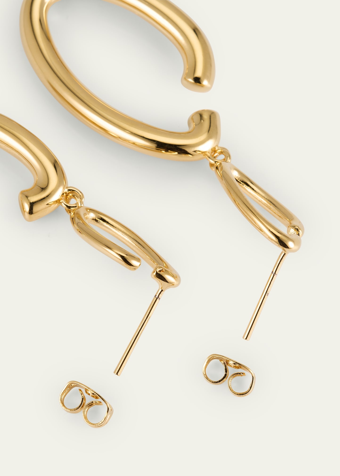 O Drop Hoop Earrings - 4
