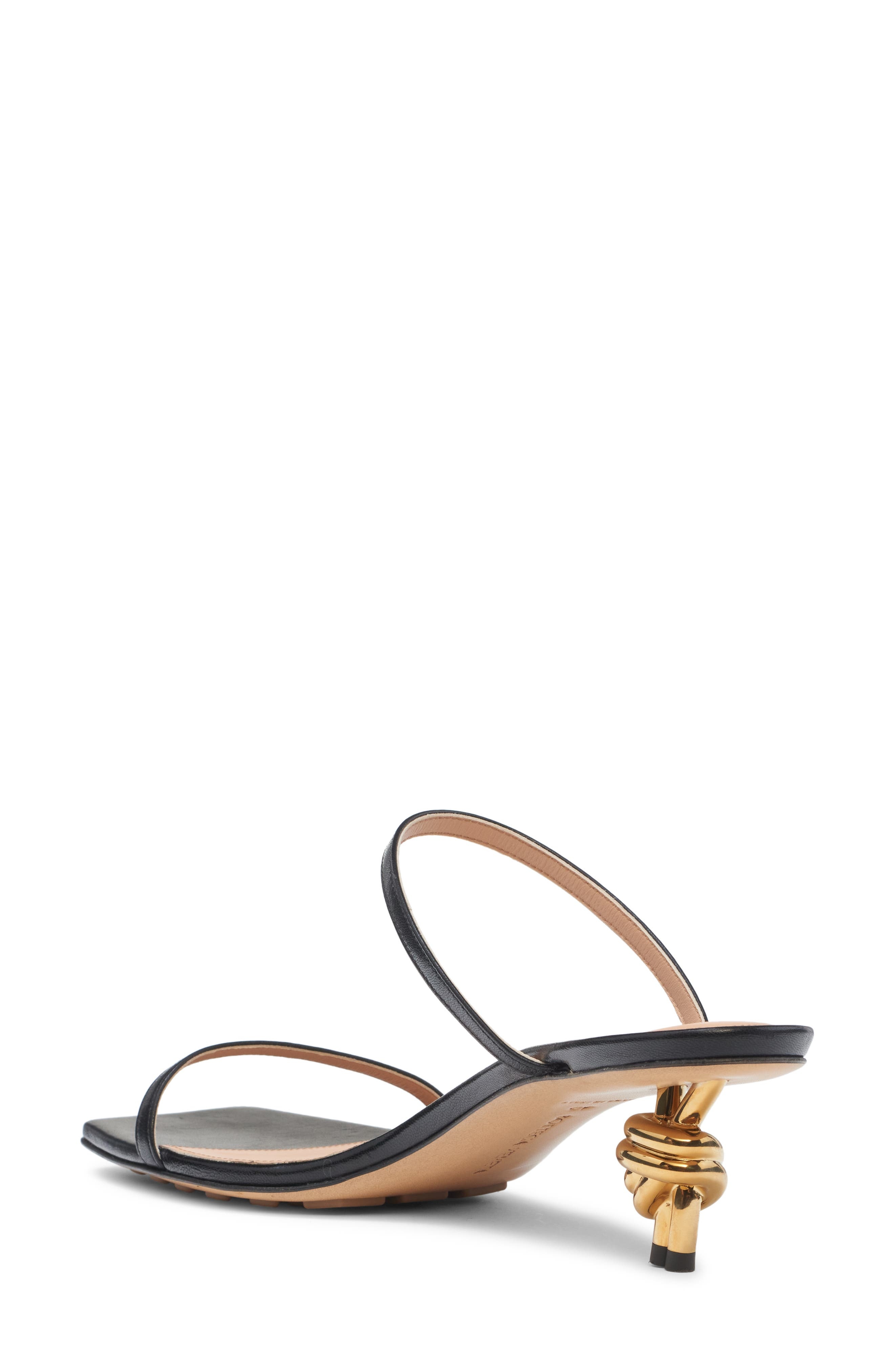 Knot Kitten Heel Slide Sandal - 2