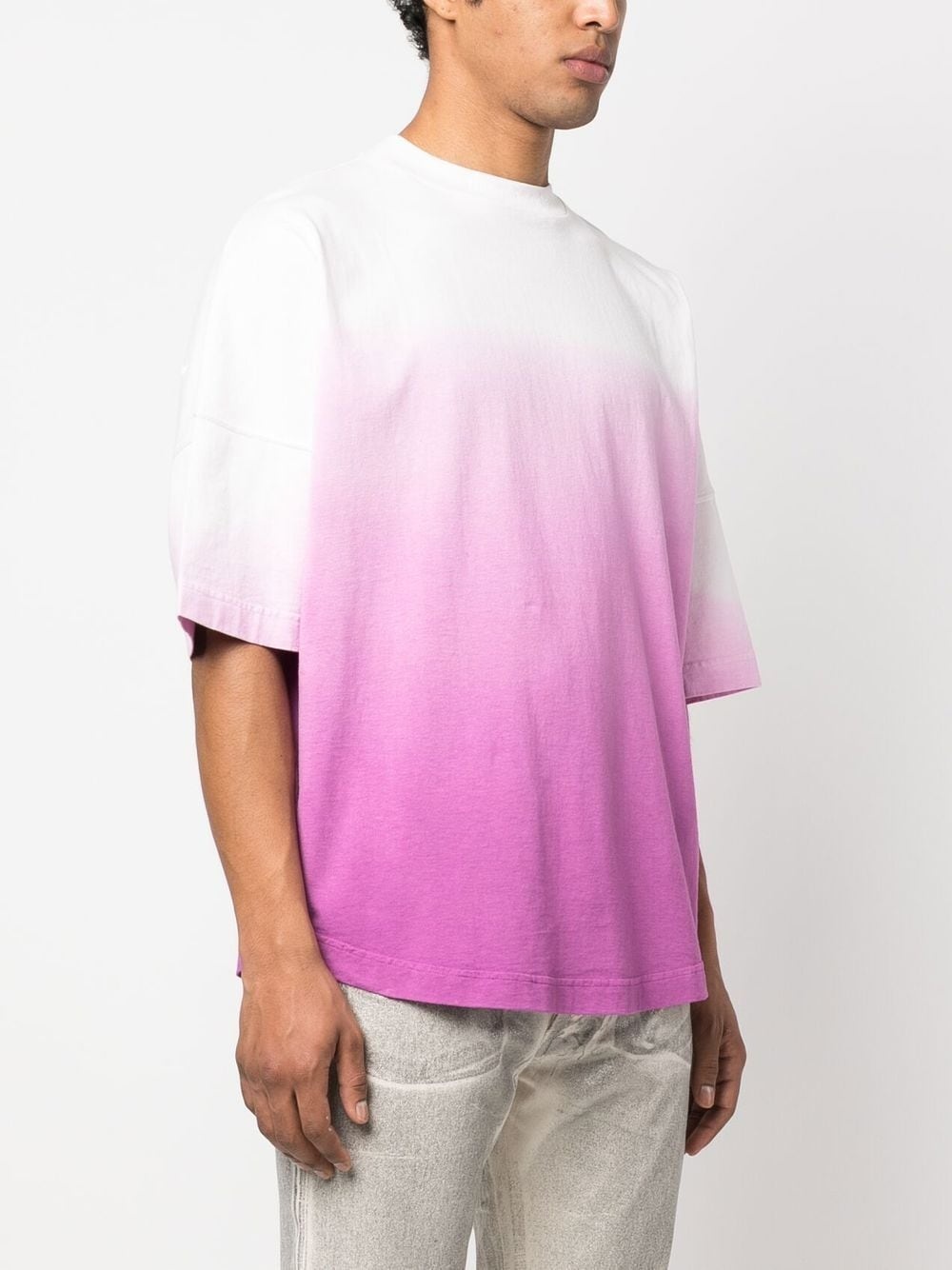 gradient logo-print T-shirt - 4