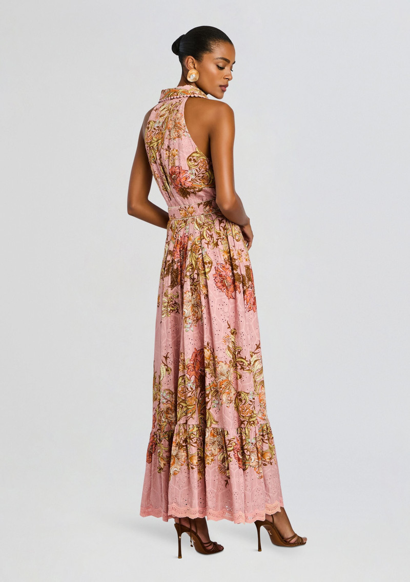 LONG SHIRT DRESS WITH BUCKLE BELT 4
