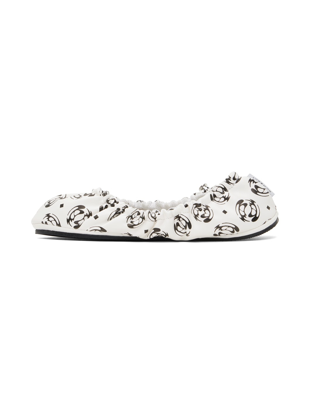White Aura Ballerina Flats - 3