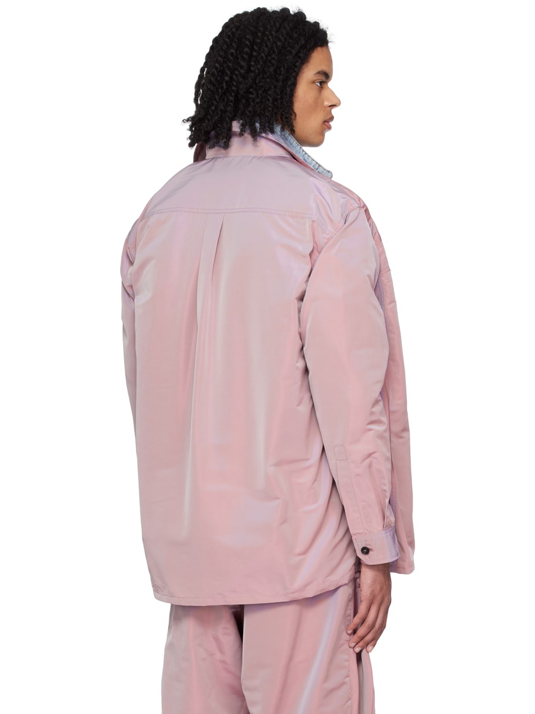 Purple Gathered Shirt - 3