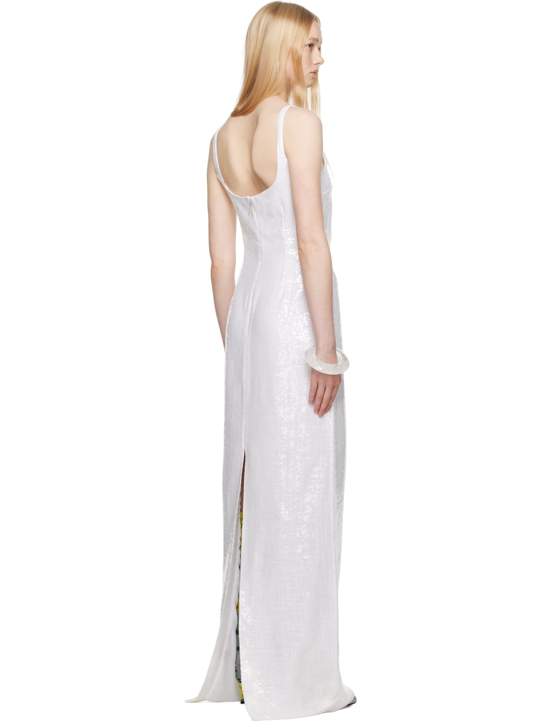 White Electra Maxi Dress - 3