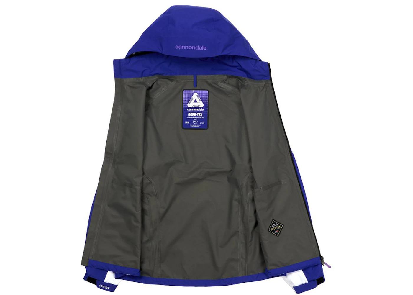 Palace x Cannondale Mad Boy Gore-Tex Paclite Jacket Blue/Violet - 3