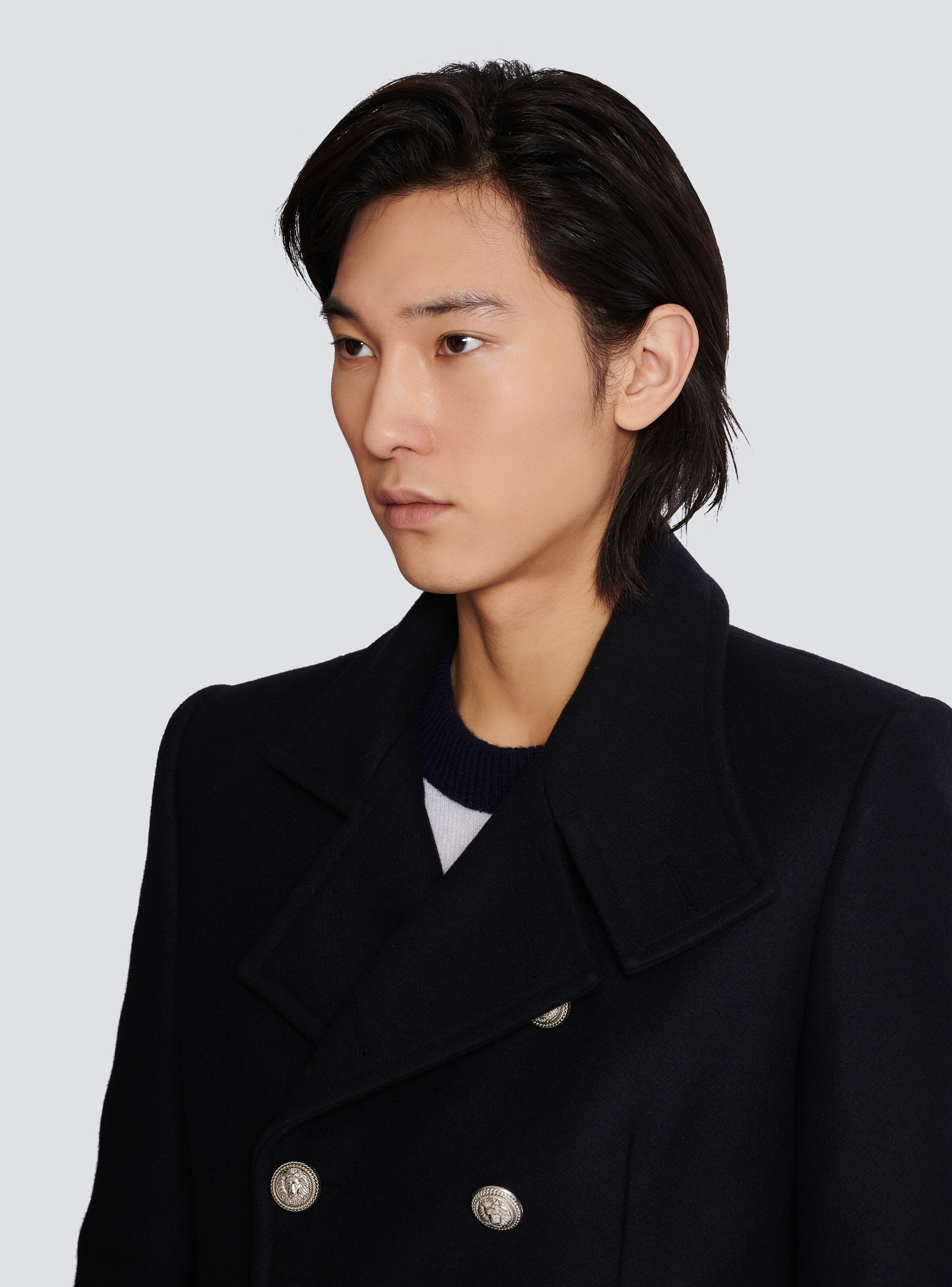 Virgin wool officer's coat - 8