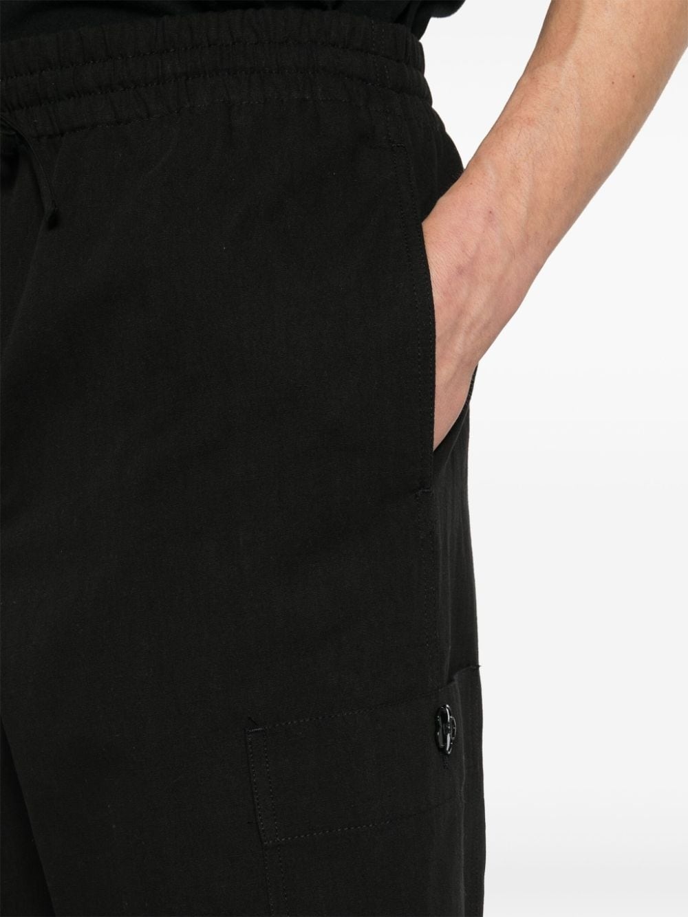 drawstring-fastening trousers - 5