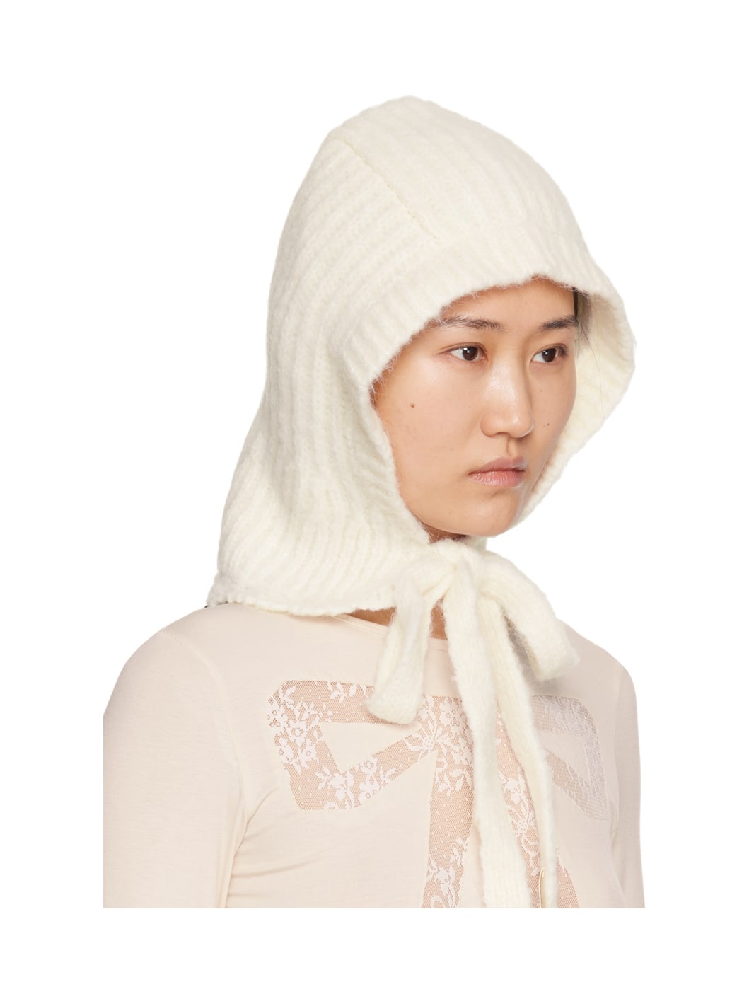 Off-White Bonnet Balaclava - 2