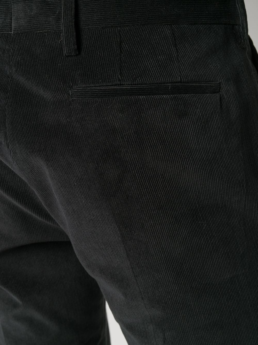 fitted corduroy trousers - 5